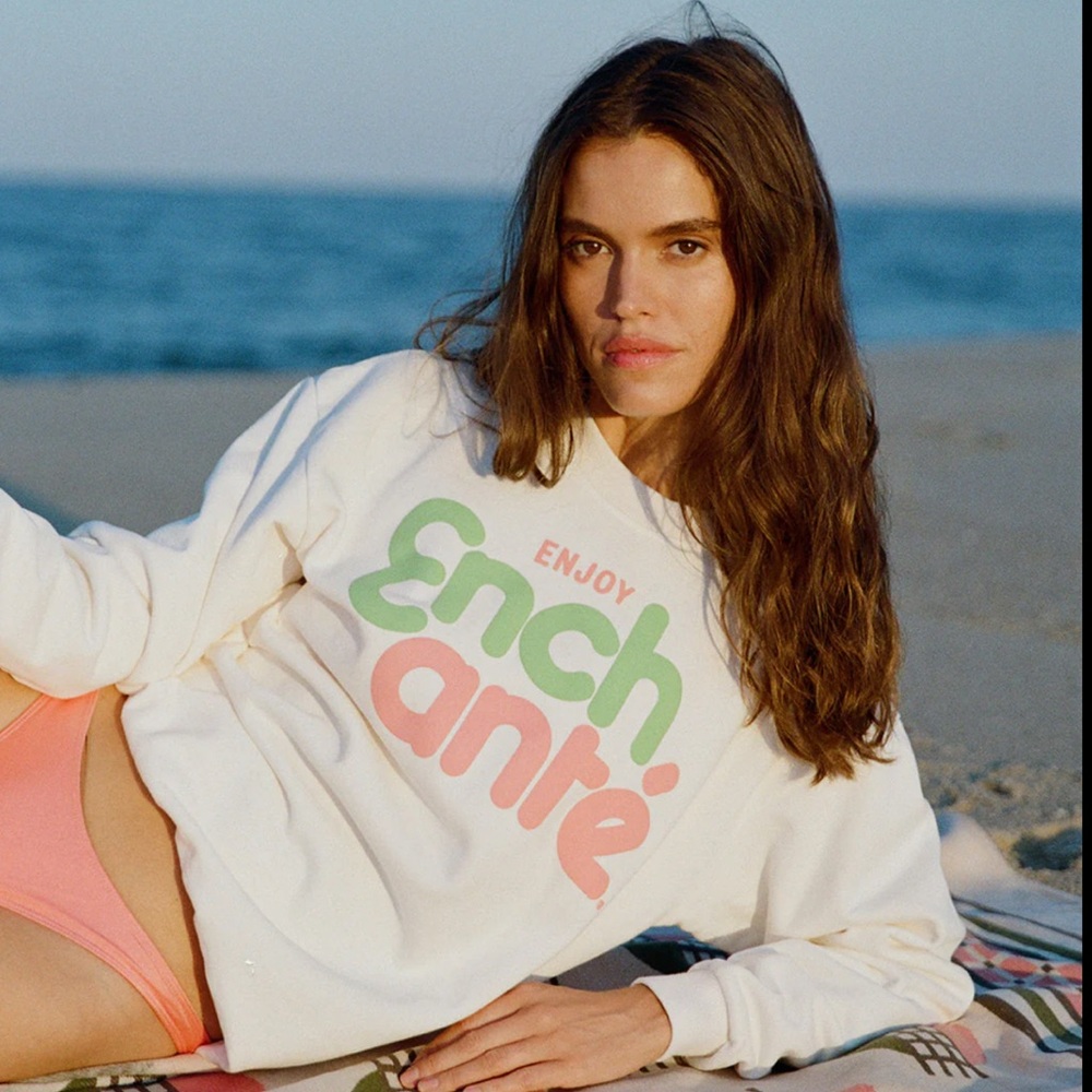 Enchanté By Daniel Ricciardo Cream Crewneck